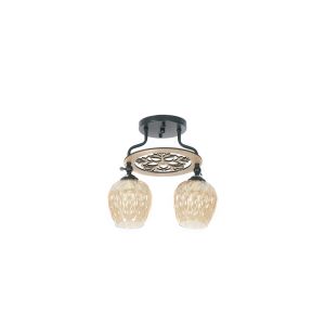 LM10102-2 Chandelier Metal/Glass