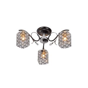 MH35669-3 Chandelier Metal/Glass