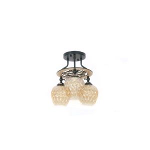 LM10102-3 Chandelier Metal/Glass