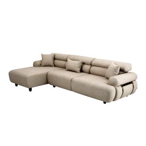Ляв Ъглов Диван Mika Nevada 213 Beige