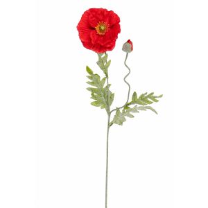 Изкуствено цвете Мак Red