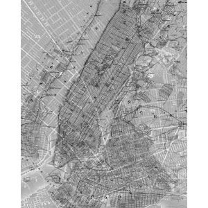 P033-VD2 Фототапет NYC Map - Domko.com P033-VD2 Фототапет NYC Map