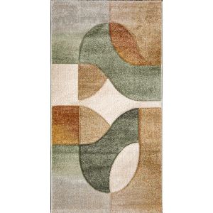 74259.070 Green/Orange Mika Bond Rug