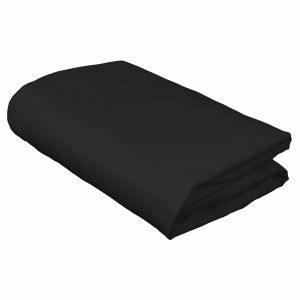 V28 Black Flat Sheet Cotton/Ranfors