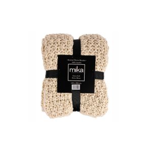 CTW1921 Одеяло Chunky Knitted Beige