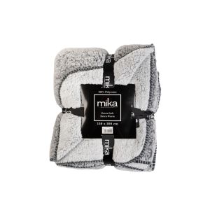 Mf-003 Sherpa Blanket Mika Grey