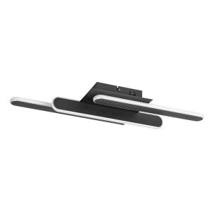 71051 Плафон Sindri Led Черен