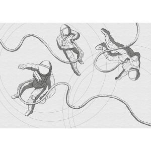 IAX8-0015 Фототапет Extraordinary Astronauts