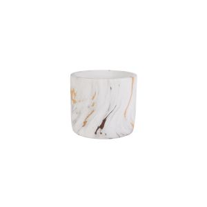 G230507/6/5 Ceramic Pot Marble/Gold