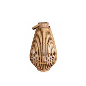 G230485-2/6-2 Wooden Lantern Braun