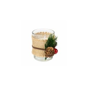 G230419-2 Christmas decoration mini candle with cone