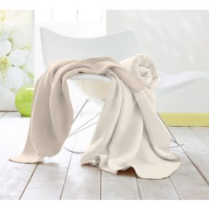 Blanket Doubleface Ecru/Feder 