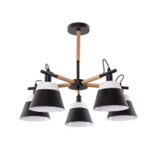 81729BK+LCA/5H Chandelier