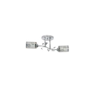 8746-2 Chandelier Metal-Glass