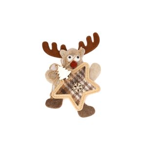 G25-214 Christmas Star Checkered Mix