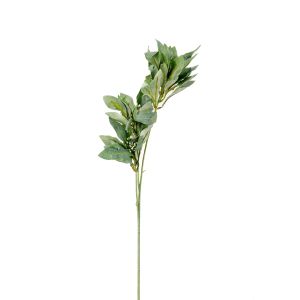 G25-73 Artificial Flower Laurel Leaf White