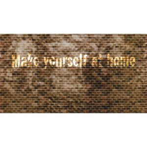 DD117090 Фототапет Brown Tiles