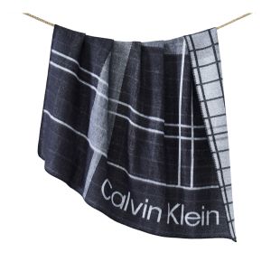 Blanket Calvin Klein Offset Logo.Anthracite