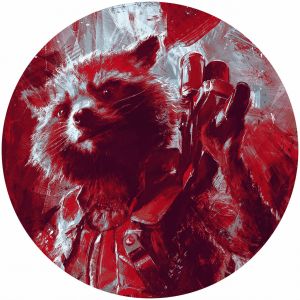 DD1-052 Самозалепващ фототапет Avengers Painting Rocket Racoon