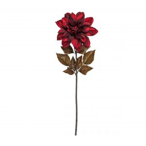 Изкуствено цвете Далия Dark Red