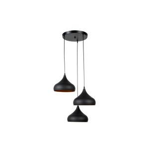 7558-3 black Ceiling Lamp