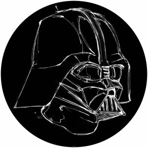 DD1-021 Самозалепващ фототапет Star Wars Ink Vader