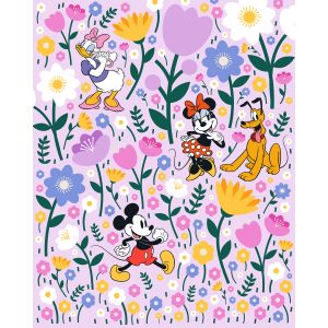 DX4-175 Фототапет Disney Mickey Mouse and Minnie Mouse Botanical Spring