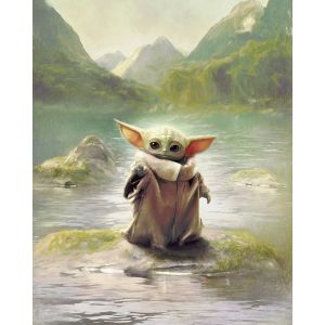 DX4-211 Фототапет Star Wars The Mandalorian Grogu Landscape