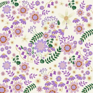 DX5-198 Фототапет Disney Minnie Mouse Gardening Club Beige