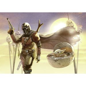 DX7-182 Фототапет Star Wars The Mandalorian and Grogu Mission