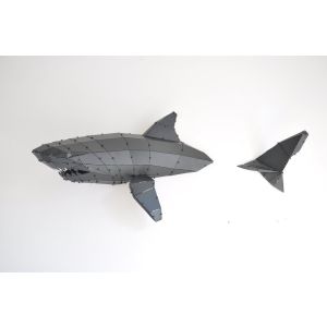 Shark 3D Metal Art