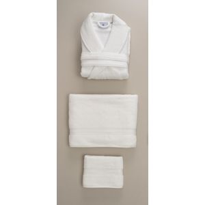 Set Bathrobe and Towels Mireko Men.New Pebble