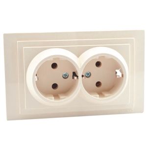 Despina Контакт Двоен Заземен Крем