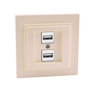 Despina Двойно USB Зарядно Крем