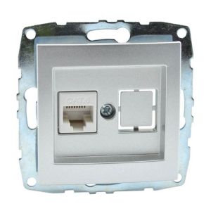 Despina Механизъм Интернет (Rj45/Cat6) Сребро