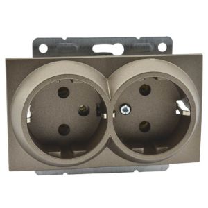 Despina Механизъм Контакт Двоен Заземен Бронз