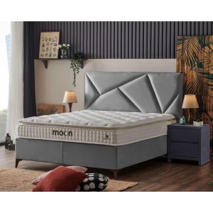 Спалня с матрак Mika Moon Med.Grey Sb21