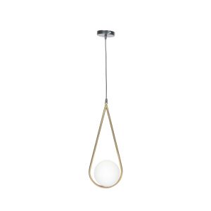 7404-1 Chandelier Aluminum/Glass