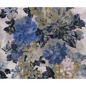 P265-VD3 Photomural Vintage blue Garden