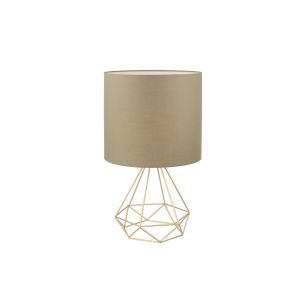 LT7070 Table Lamp, Copper/Taupe