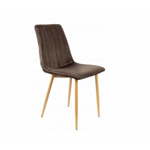 Chair Velvety L-10 brown
