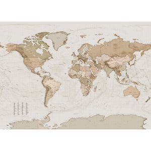 X7-1015 Фототапет Earth Map