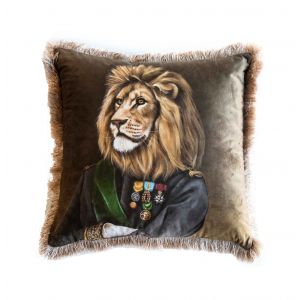 EY236 Lion Mika Velvet Decorative pillow