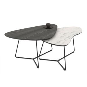 Set of 2pcs. coffee tables Mika Tussey Lumiere/Marmo SM