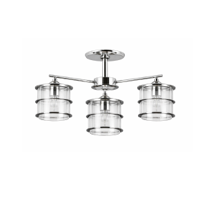 MH31074A-3 Chandelier Metal/Glass