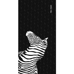 Плажна Кърпа Feel & Touch Printed Animals 07 Black