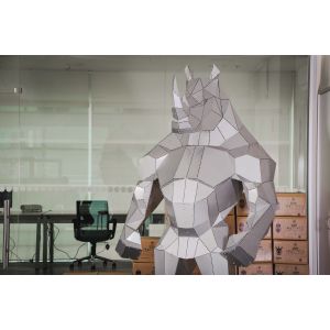 Rocksteady 3D Metal Art