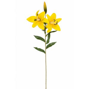 GT0111615 Artificial Flower Lily Yellow