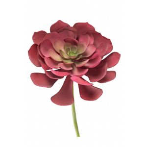 G23096-2 Изкуствено Растениe Червен Сукулент
