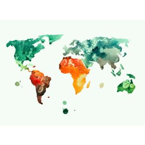 118700 Фототапет Colourful World 3